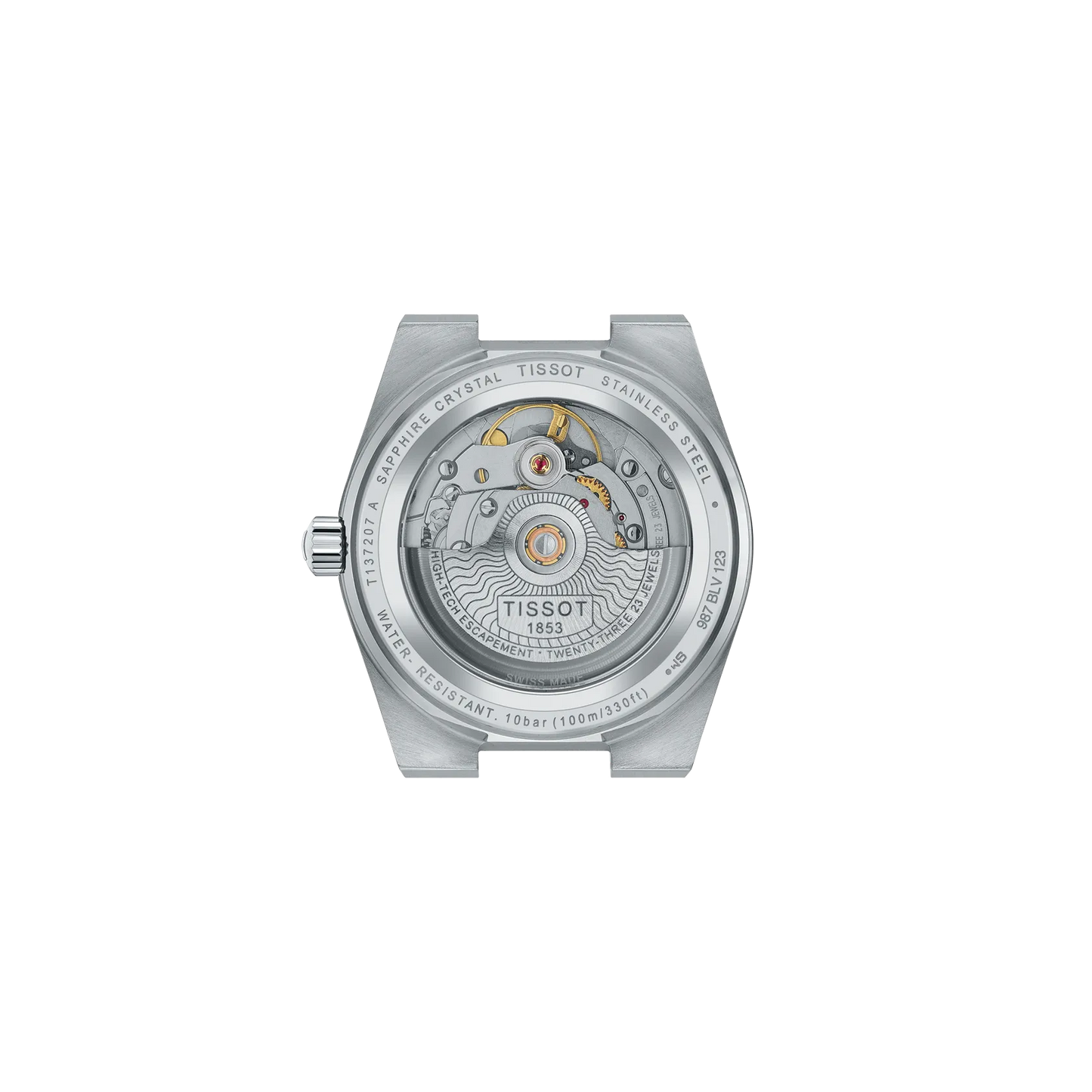 Tissot PRX 35mm – Orologio Automatico Swiss Made, Quadrante Bianco, Acciaio, Ref. T137.207.11.111.00
