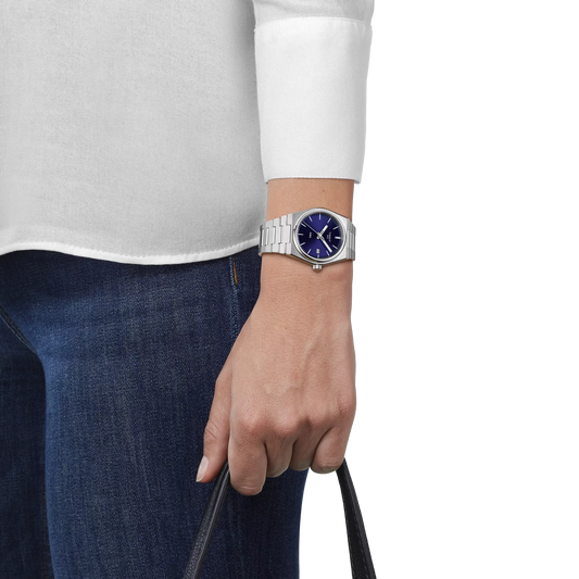 Tissot PRX 35mm – Orologio Quarzo Swiss Made, Quadrante Blu, Acciaio, Ref. T137.210.11.041.00