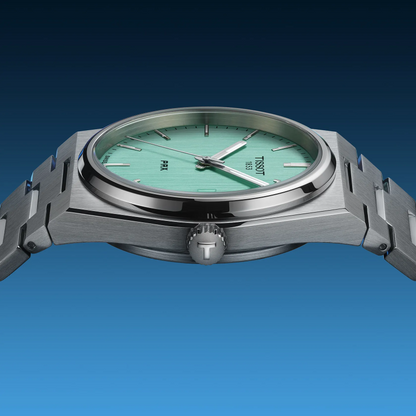 Tissot PRX 35mm – Orologio Quarzo Swiss Made, Quadrante Verde Menta, Acciaio, Ref. T137.210.11.091.00