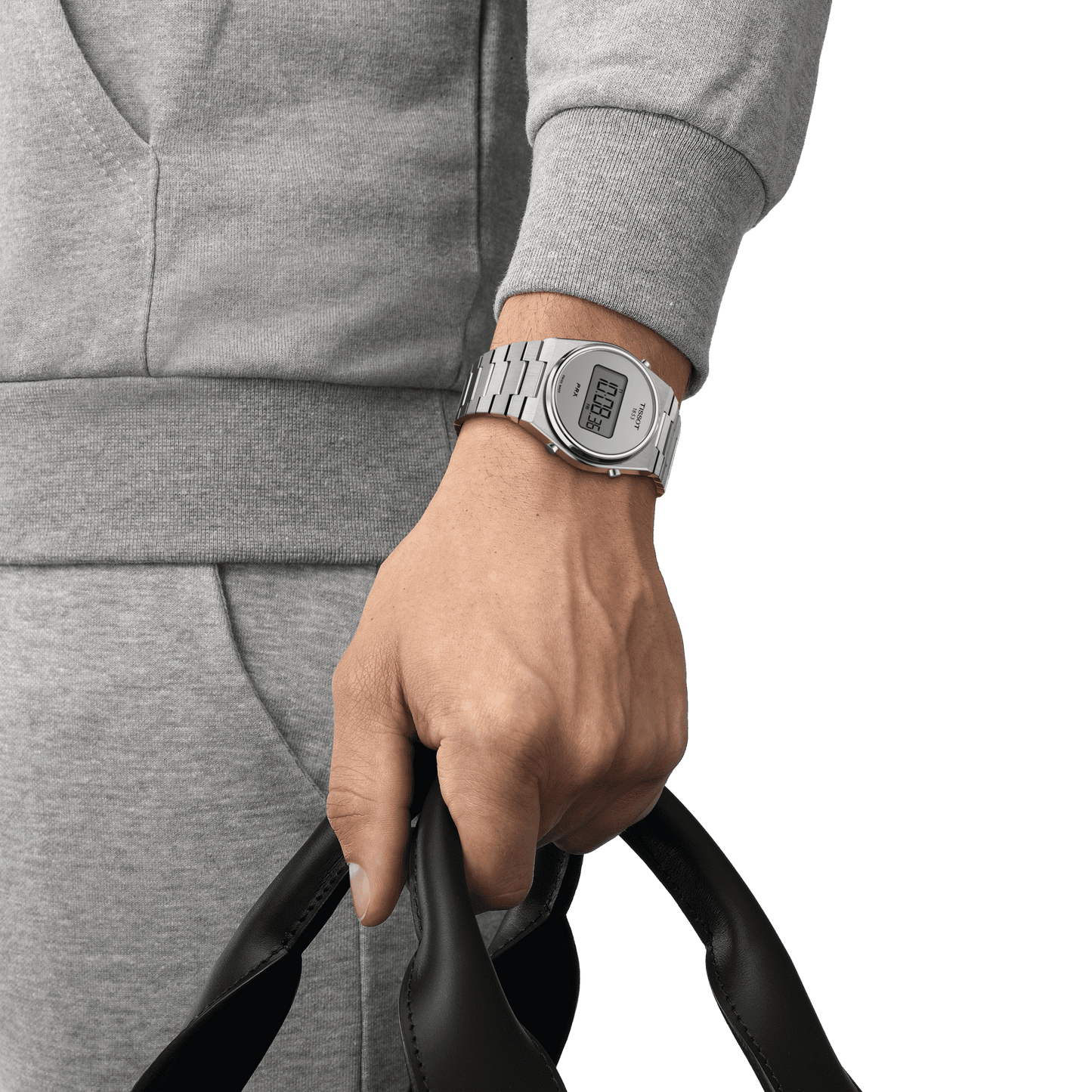 Tissot PRX Digital – Quarzo Swiss Made, schermo digitale, quadrante argento, 40mm – T137.463.11.030.00