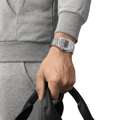 Tissot PRX Digital – Quarzo Swiss Made, schermo digitale, quadrante argento, 40mm – T137.463.11.030.00
