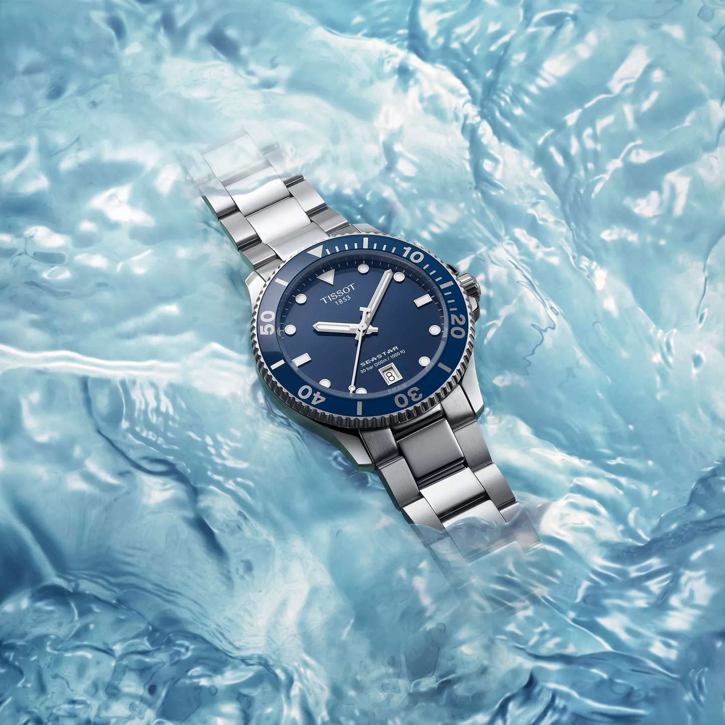 Tissot Seastar 1000 Automatic – Swiss Made, Blu, 43mm, Ref. T120.407.11.041.03