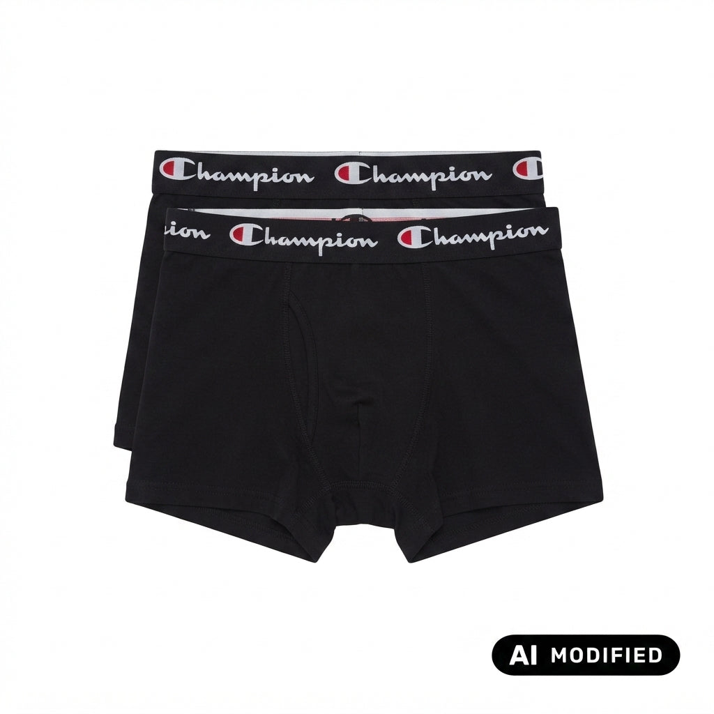Champion boxer intimo uomo in cotone elasticizzato U20194-KK001 nero