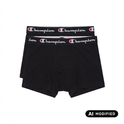 Champion boxer intimo uomo in cotone elasticizzato U20194-KK001 nero