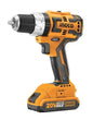 20V Cordless Impact Drill with 2 Batteries and Bag