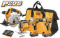 Ingco drill 4-piece set with single battery