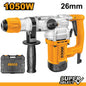 1050W Ingco Rotary Hammer and Demolition Drill with Case and Accessories