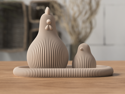 Kaori – Home Decor Vassoio Japandi Ovale in PLA