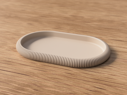 Kaori – Home Decor Vassoio Japandi Ovale in PLA