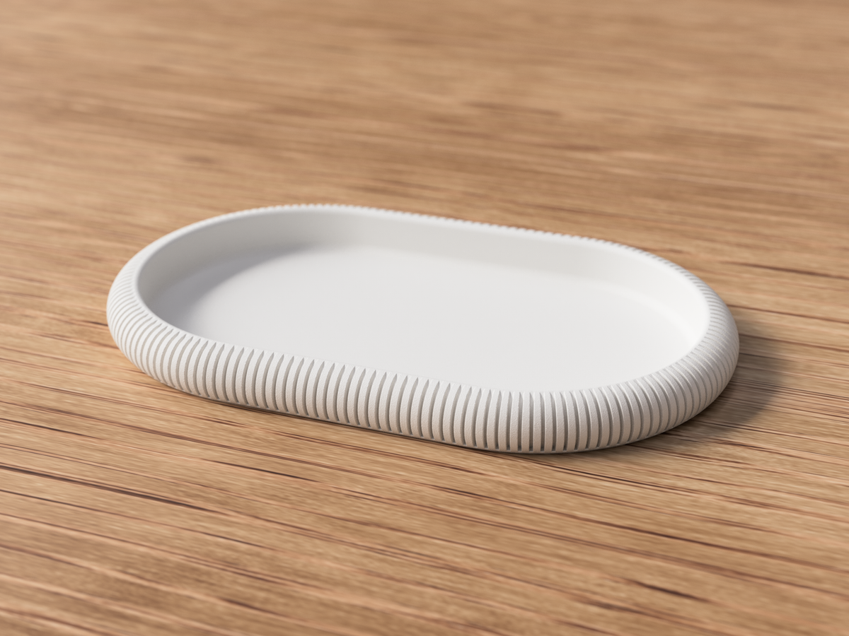 Kaori – Home Decor Vassoio Japandi Ovale in PLA