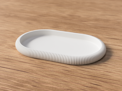 Kaori – Home Decor Vassoio Japandi Ovale in PLA