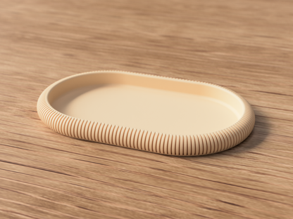 Kaori – Home Decor Vassoio Japandi Ovale in PLA