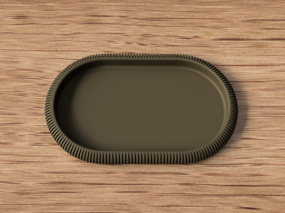 Kaori – Home Decor Vassoio Japandi Ovale in PLA