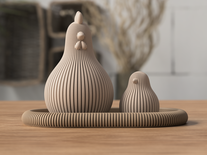 Kaori – Home Decor Vassoio Japandi Ovale in PLA