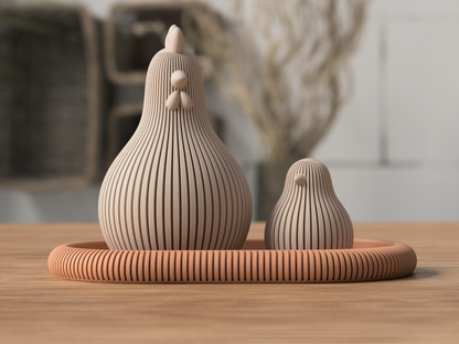 Kaori – Home Decor Vassoio Japandi Ovale in PLA