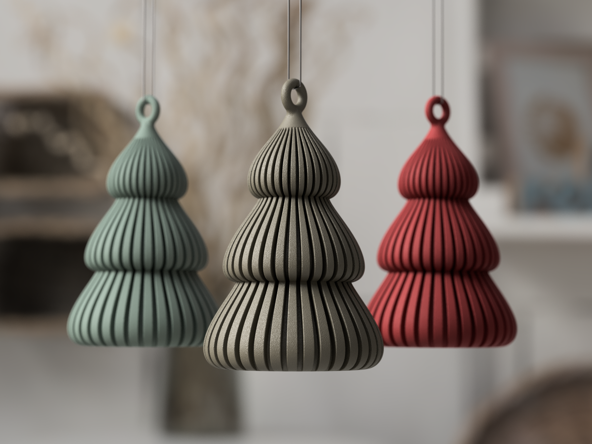 Pinia: Decorazione Albero Natalizio in PLA