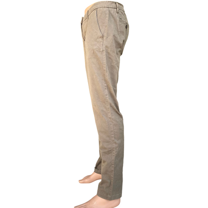 Trez Pantalone Uomo Casual Microfantasia Song6-1702STP M49605 881 Marrone – elegante, comfort, stile moderno