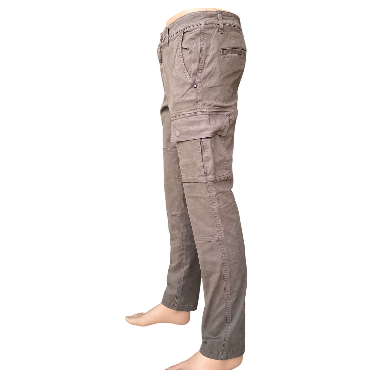 Trez Pantalone Uomo Tasconi PIPE3-17ZRT M49750 328 Marrone – Slim, cargo, pratico, stile outdoor, resistente.
