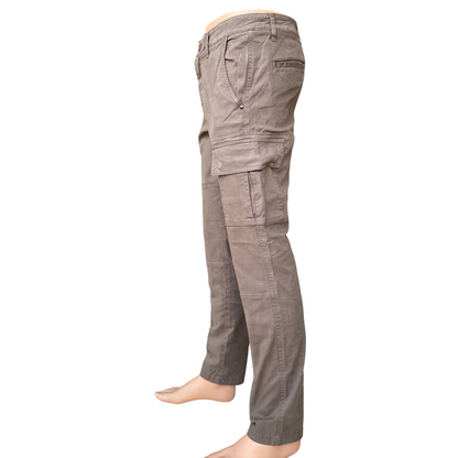 Trez Pantalone Uomo Tasconi PIPE3-17ZRT M49750 328 Marrone – Slim, cargo, pratico, stile outdoor, resistente.