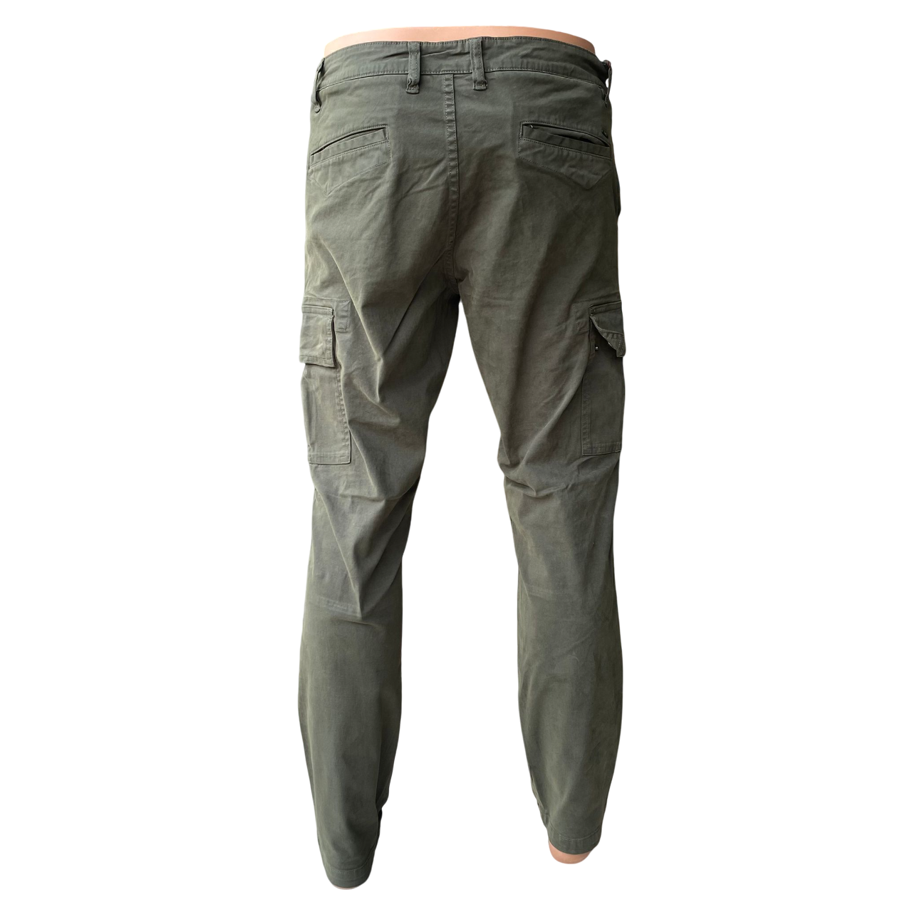 Trez Pantalone Cargo Uomo M49750 638 Verde Slim Fit