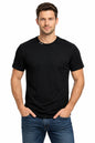 Trez Men's Slub Cotton T-shirt Black - M49983/261