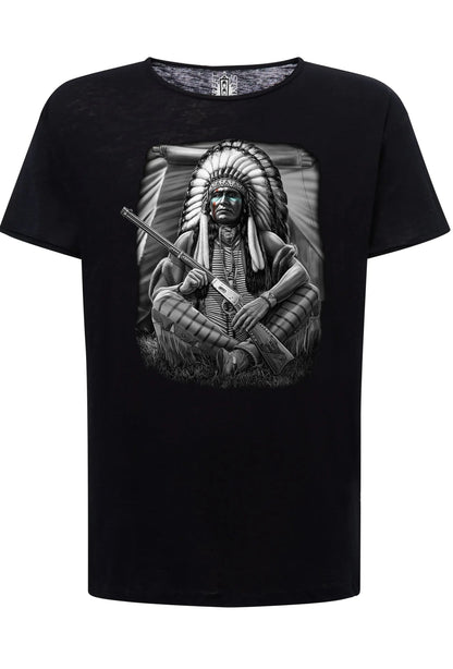 Tribe Tattoo Skull T-shirt Uomo - Urban Slub