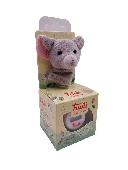 Trudi Digital-Baby-Thermometer Schnuller mit Plüschtieren, 6er-Pack, Tiere Baby