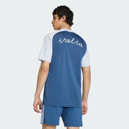 Adidas Maglia Pre-Partita Away Italia 26 JY5634 - Uomo Blu Climacool
