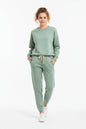Women's Fleece Two-Piece Sweatshirt and Casual Pants Tracksuit Autumn Winter