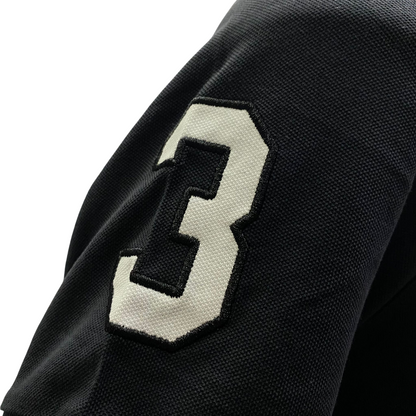 U.S.Polo Assn. Polo manica corta da uomo in cotone piquet con retrocollo a contrasto Kory US41197004 199 nero