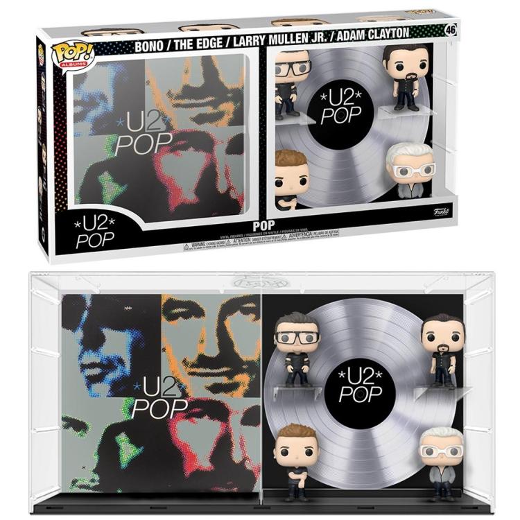 Funko Pop! Alben Deluxe (46) U2 Greatest Hits Album 4er-Pack (Special Edition)