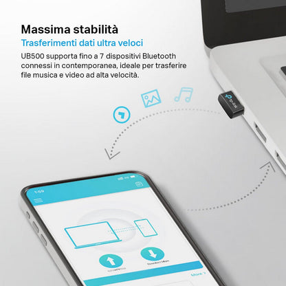 UB500 Adattatore USB Bluetooth 5.3