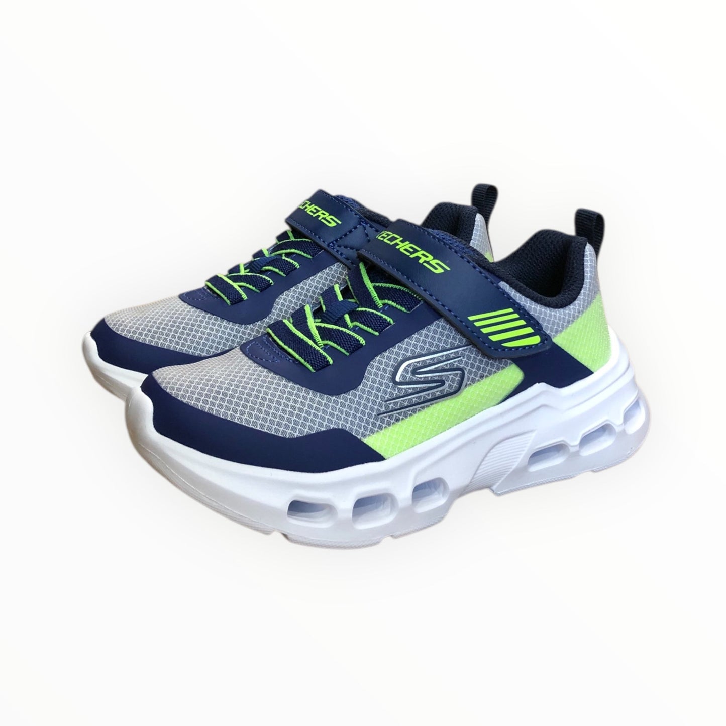 Skechers Glide-Step Drift Zor Sneaker Bambino Navy Lime - 405125L NVLM
