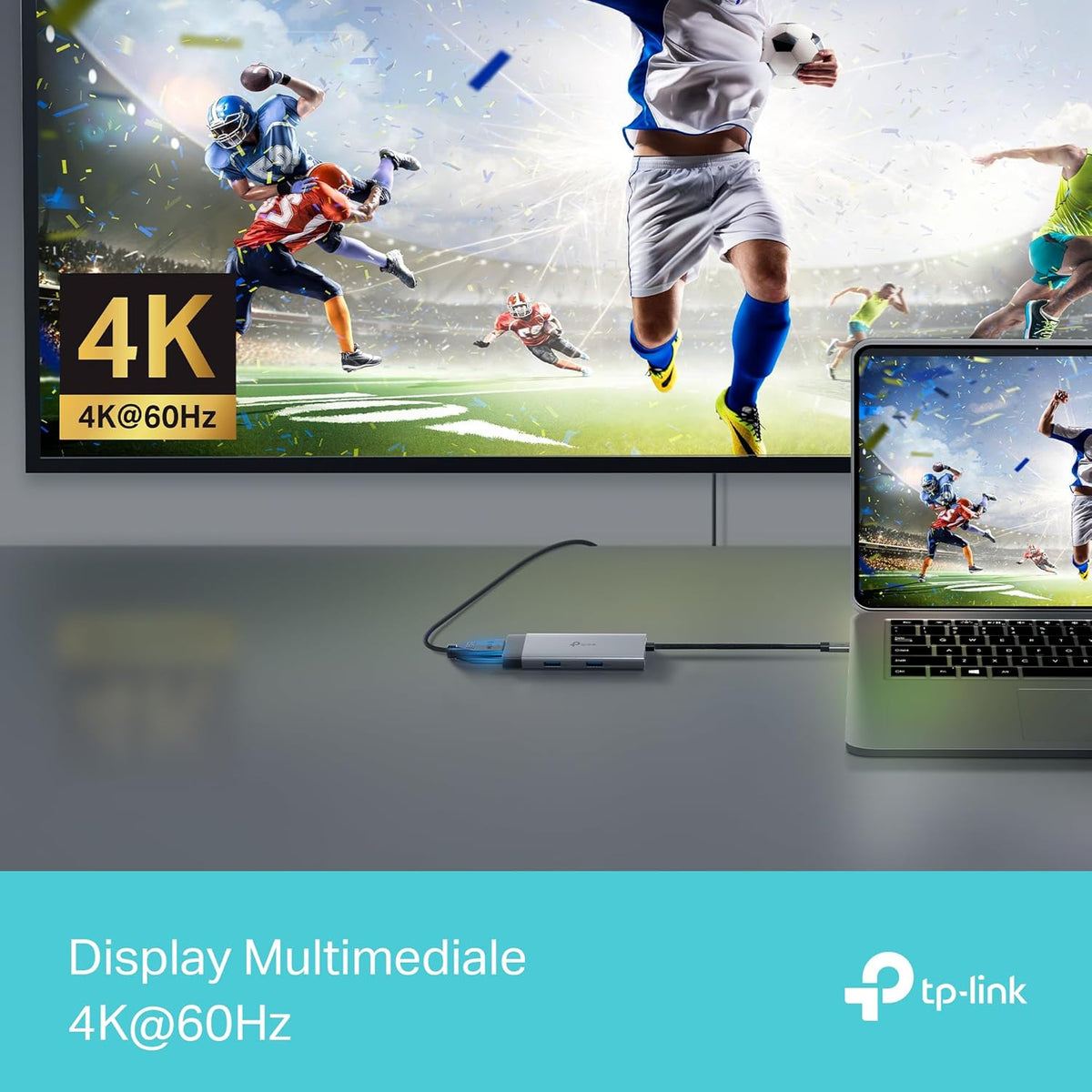 UH5020C Hub USB-C 5 in 1, HDMI 4K@60Hz