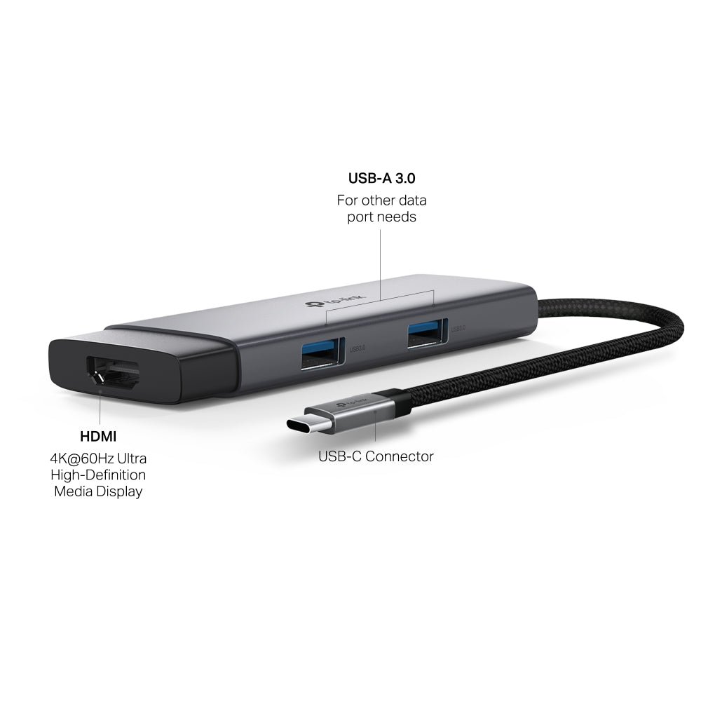 UH5020C Hub USB-C 5 in 1, HDMI 4K@60Hz