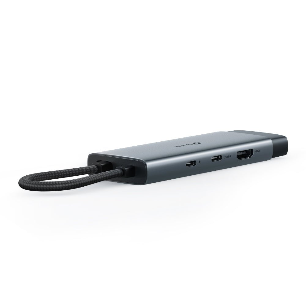 UH6120C Hub USB C 6 in 1, HDMI 4K@60Hz, Gigabit Ethernet