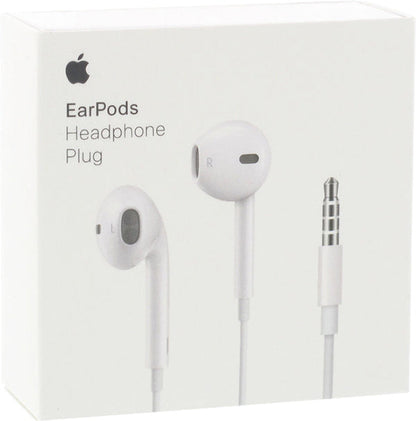 APPLE EARPODS KOPFHÖRER 3,5MM KLINKENANSCHLUSS IN-EAR KABELGEBUNDEN IPHONE WEISS