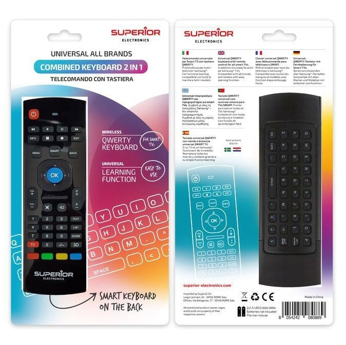 Überlegene Samsung Universalfernbedienung mit Qwerty-Tastatur Smart TV Lernfunktion