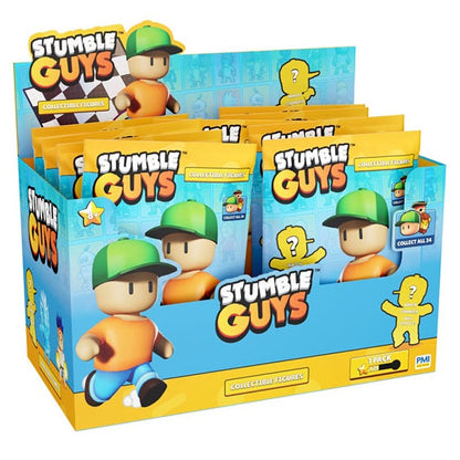 Stumble Guys Minifiguren 3D Serie Box 24 Beutel Box mit 24 Stück Figuren 6cm Neu