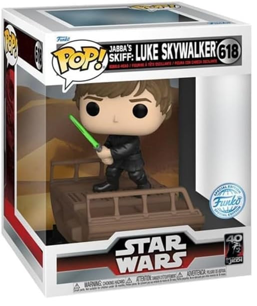 Funko Pop ! Star Wars Jabba's Skiff (618) Luke Skywalker Special 40. Jubiläum