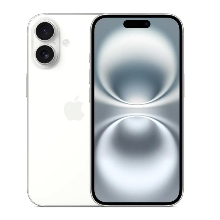 APPLE IPHONE 16 128GB  OLED 6.1" WHITE BIANCO EU MYE93SX/A - 12MP DUAL ESIM 5G