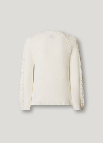 Pepe Jeans maglia traforata da donna Eveline PL7000204 808 bianca