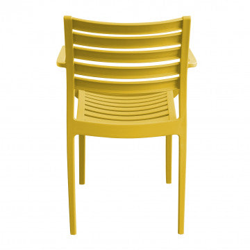 Stapelbarer Sessel Eveline aus Polypropylen – Maße: 58,5x55,2x84cm