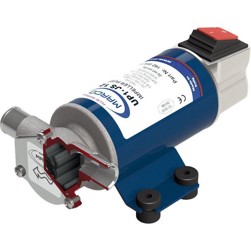 Marco UP1-JS Pompa a girante 28 l/min 12V con on/off integrato