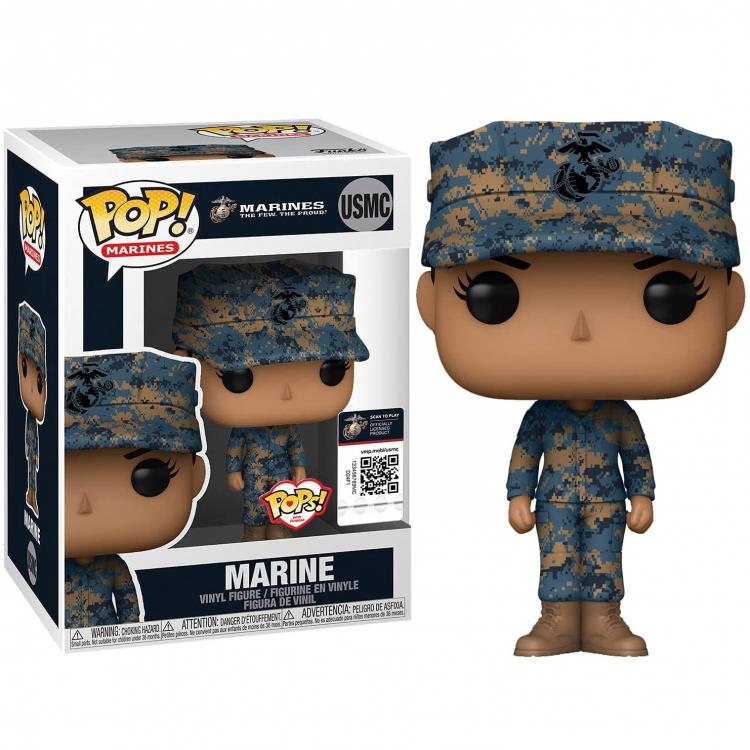 Funko Pop Marines (USMC) Marine Female 2 Tarnung Armee Marine Vinyl Figur