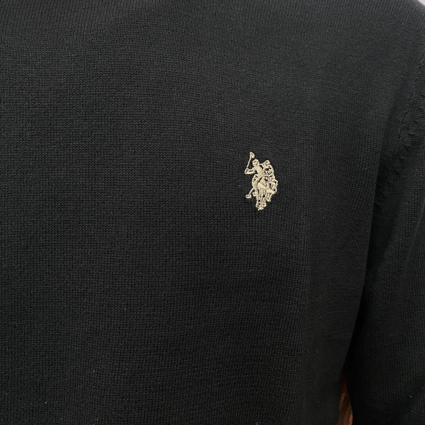 US Polo Assn maglioncino girocollo da uomo Cris US40173004 199 nero