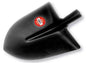 Black tempered steel pointed shovel