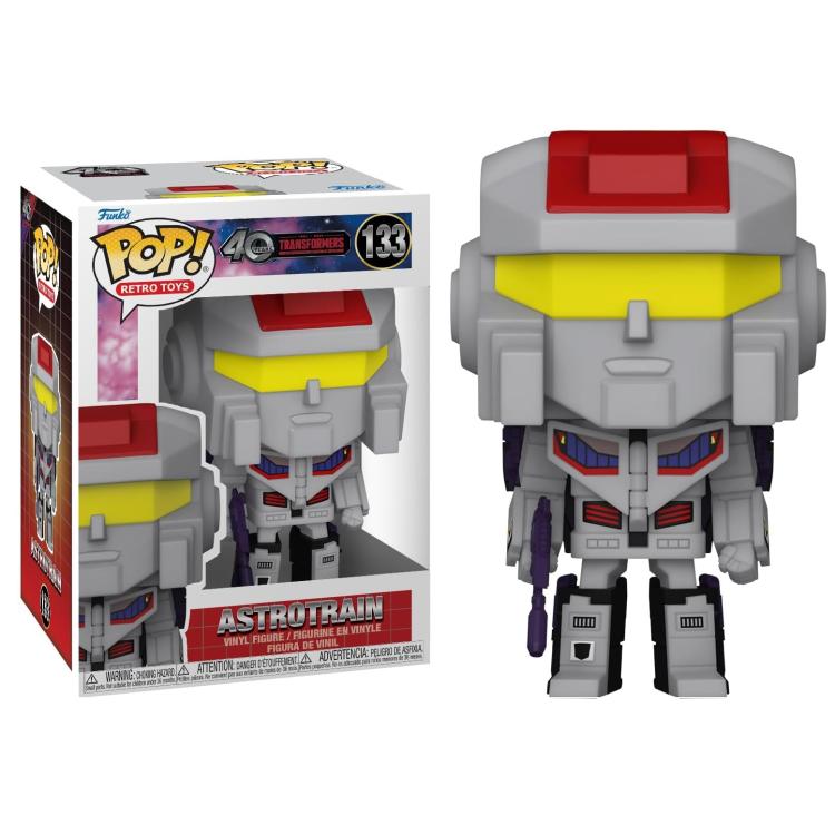 Funko Pop! Retro Toys 40 Years Transformers - (133) Astrotrain Vinyl Figure 9cm