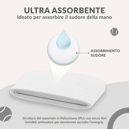Overgrip Padel Bianco Extra Aderente