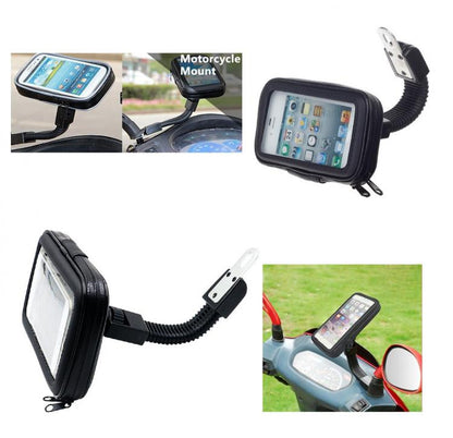 Handyhalter Motorrad Fahrrad Halterung Spiegel Wasserdicht 5" 6"
